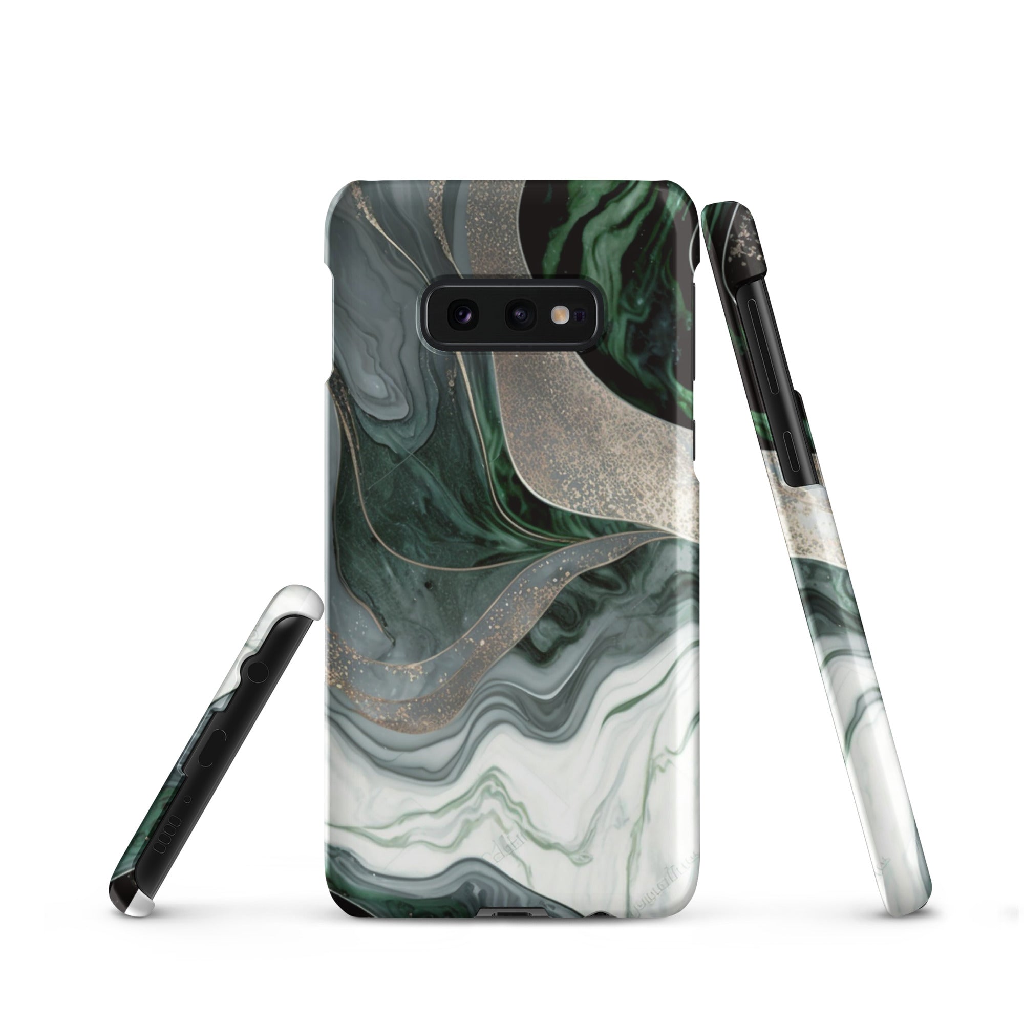 Green Marble - Samsung Snap case Matte Samsung Galaxy S10e - phone cases