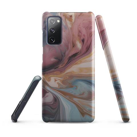 Liquid Colored Marble - Samsung Snap case Matte Samsung Galaxy S20 FE - phone cases