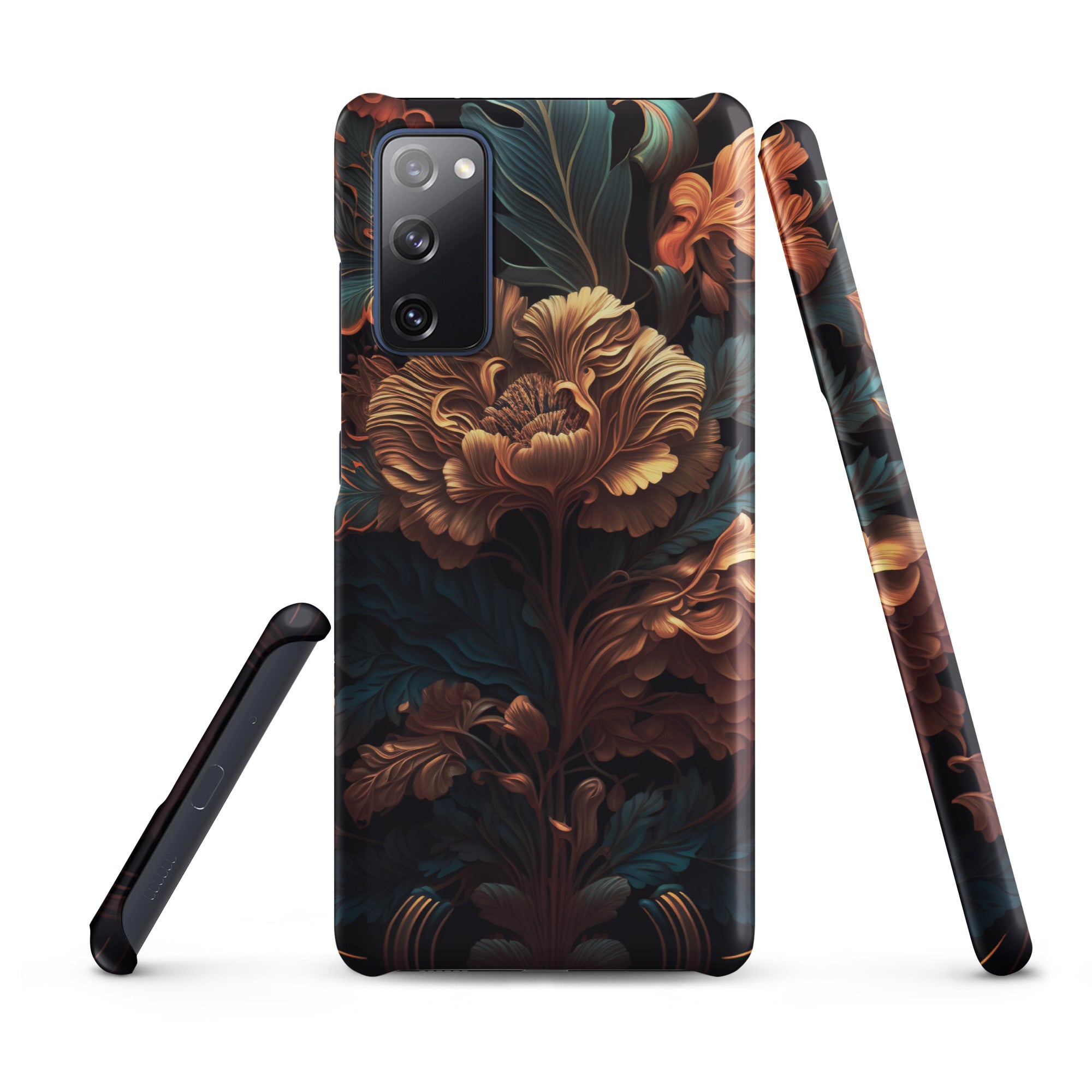 Dark floral - Samsung Snap case Matte Samsung Galaxy S20 FE - phone cases