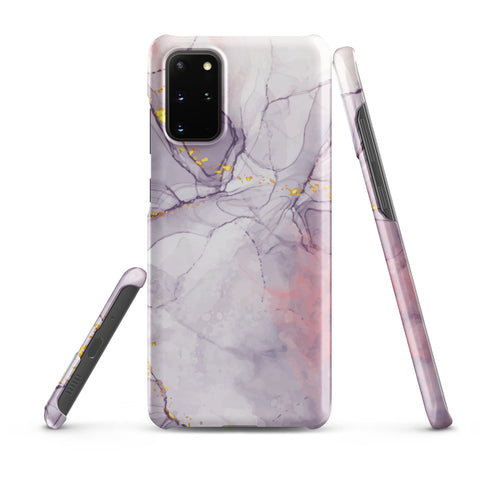 White Liquid Marble - Samsung Snap case Matte Samsung Galaxy S20 Plus - phone cases