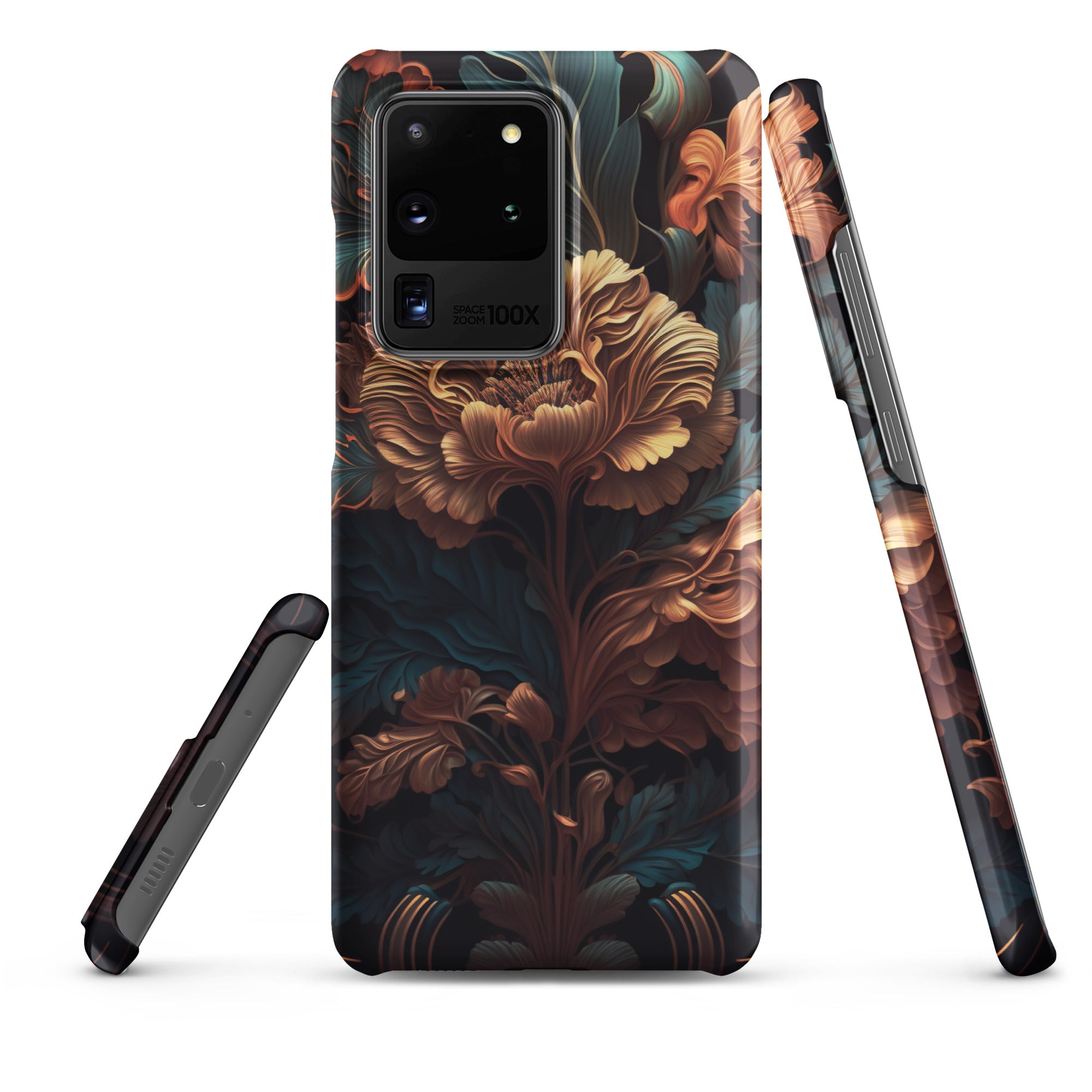 Dark floral - Samsung Snap case Matte Samsung Galaxy S20 Ultra - phone cases