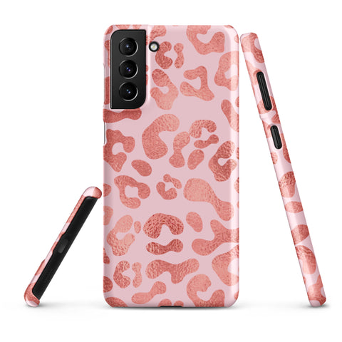 Pink Leopard - Samsung Snap case Matte Samsung Galaxy S21 Plus - phone cases