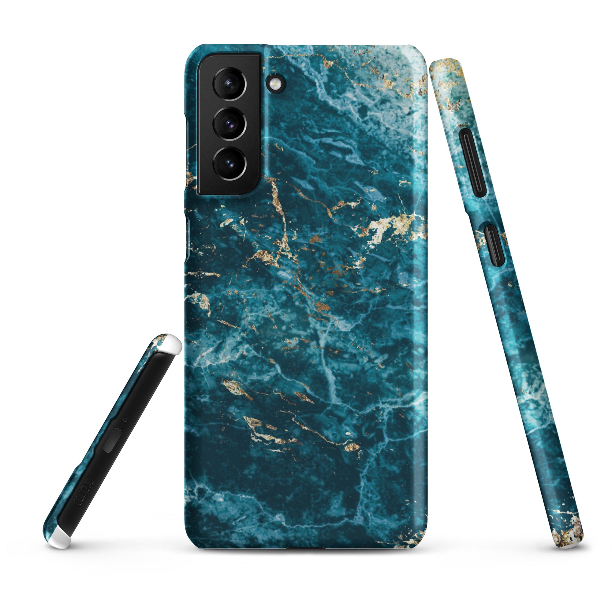 Liquid Blue marble - Samsung Snap case Matte Samsung Galaxy S21 Plus - phone cases