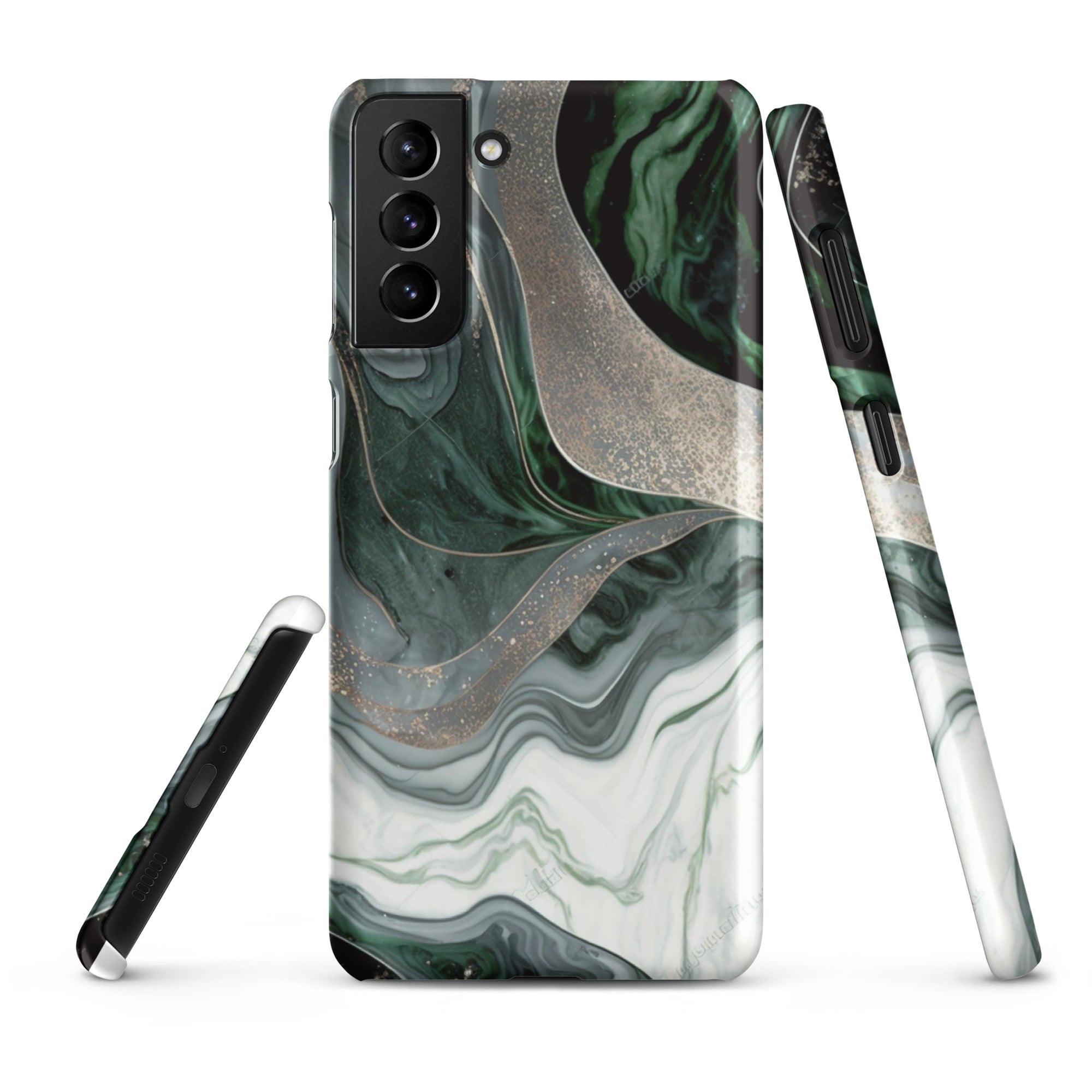 Green Marble - Samsung Snap case Matte Samsung Galaxy S21 Plus - phone cases