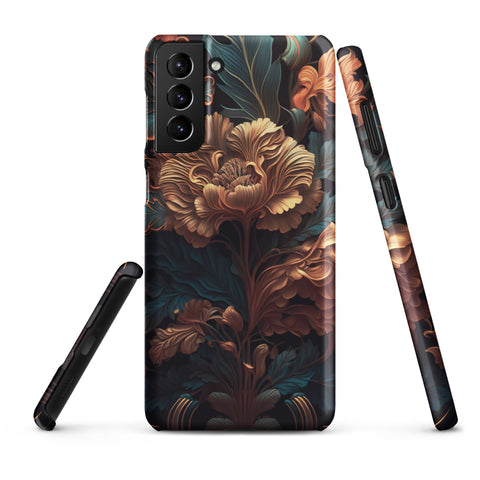 Dark floral - Samsung Snap case Matte Samsung Galaxy S21 Plus - phone cases