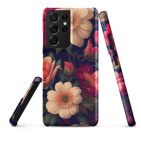 Floral - Samsung Snap case Matte Samsung Galaxy S21 Ultra - phone cases