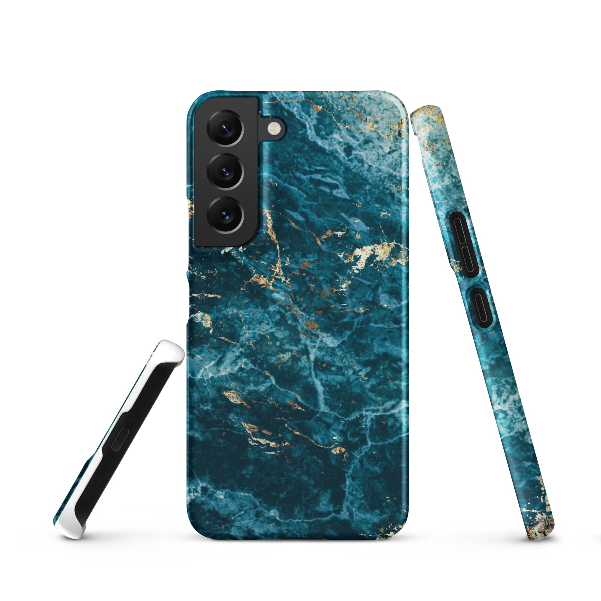 Liquid Blue marble - Samsung Snap case Matte Samsung Galaxy S22 - phone cases