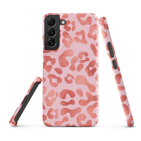 Pink Leopard - Samsung Snap case Matte Samsung Galaxy S22 Plus - phone cases