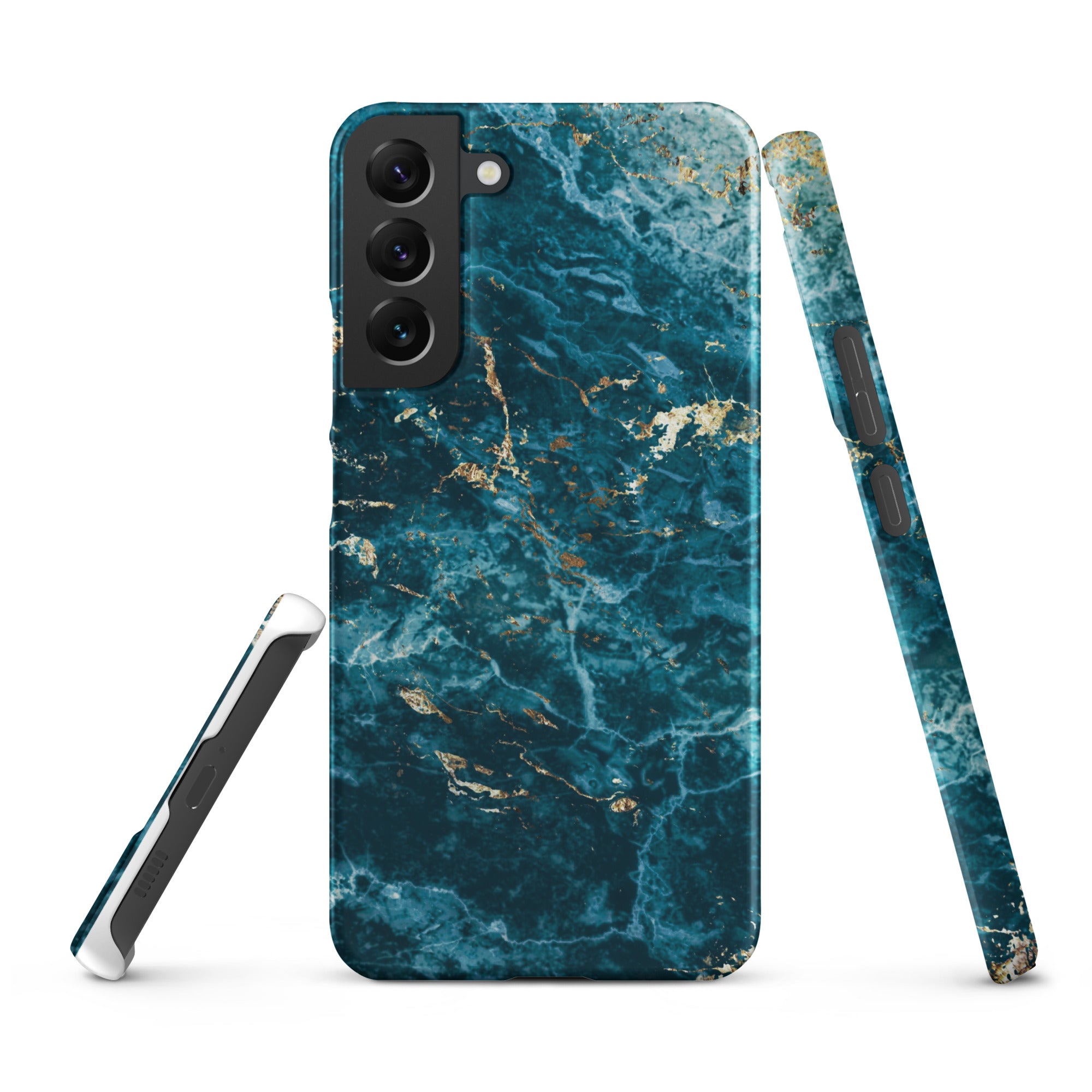 Liquid Blue marble - Samsung Snap case Matte Samsung Galaxy S22 Plus - phone cases