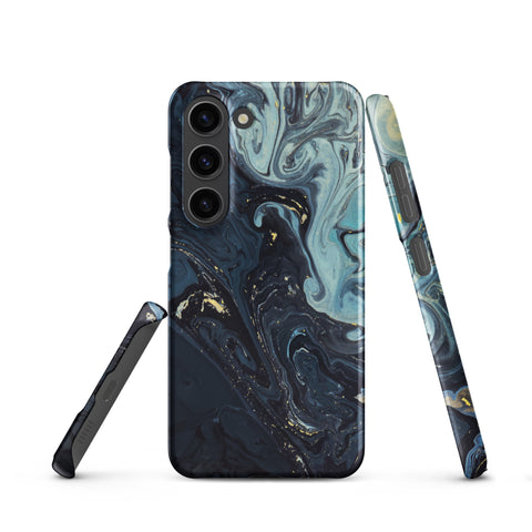 Blue Liquid - Samsung Snap case Matte Samsung Galaxy S23 - phone cases