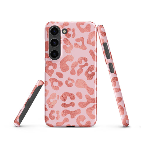 Pink Leopard - Samsung Snap case Matte Samsung Galaxy S23 - phone cases