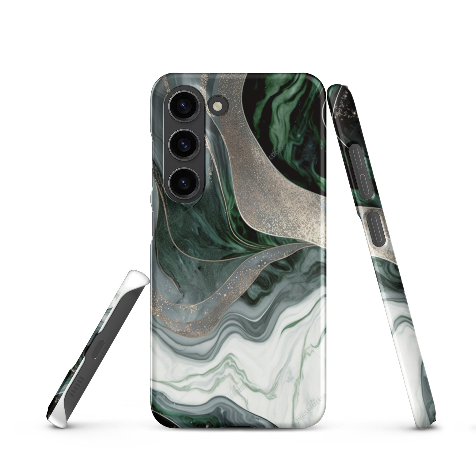 Green Marble - Samsung Snap case Matte Samsung Galaxy S23 - phone cases