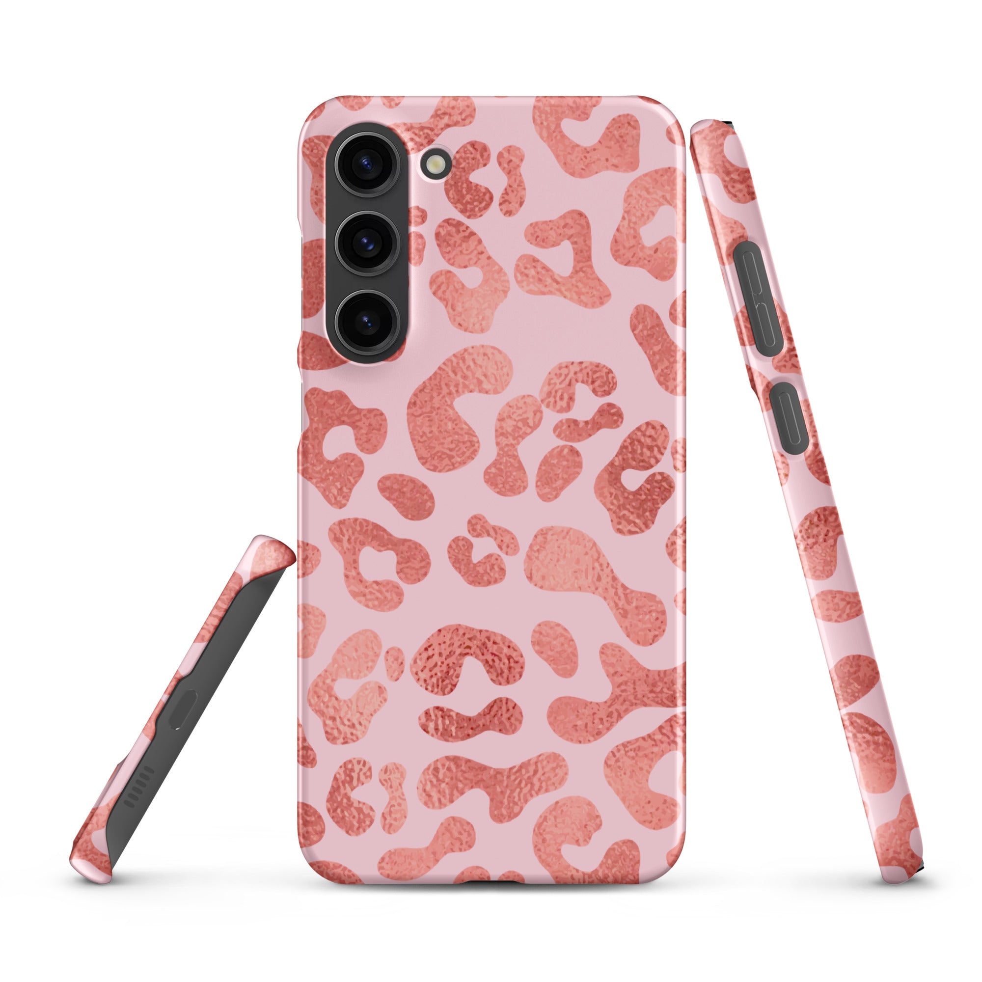 Pink Leopard - Samsung Snap case Matte Samsung Galaxy S23 Plus - phone cases