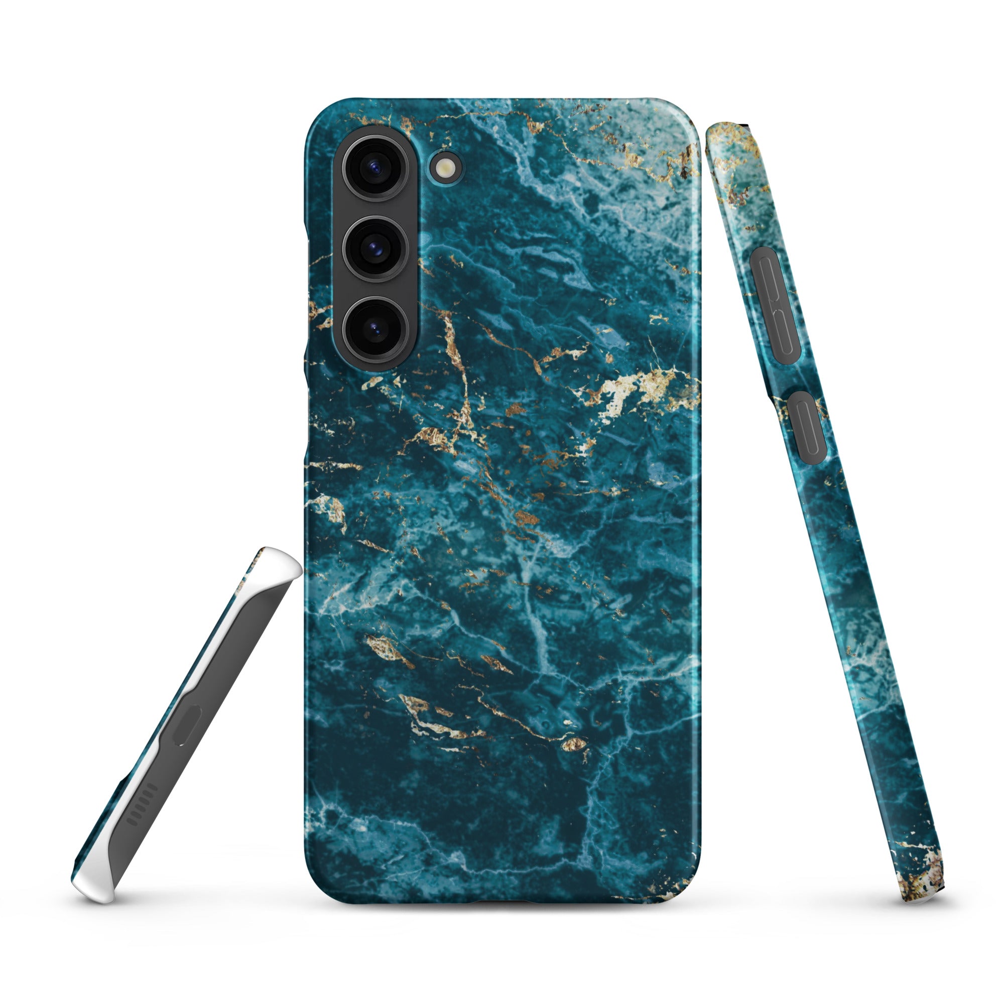 Liquid Blue marble - Samsung Snap case Matte Samsung Galaxy S23 Plus - phone cases