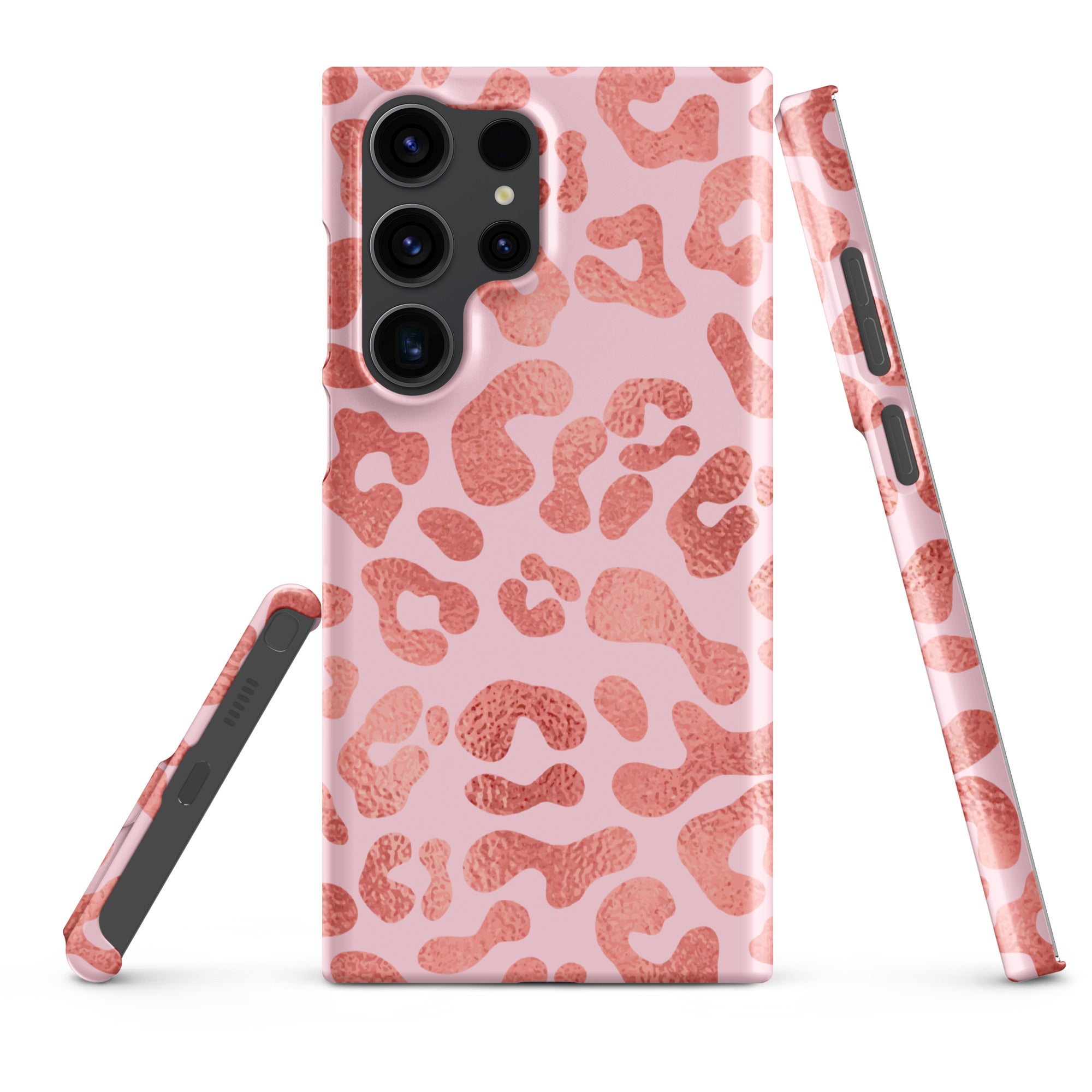 Pink Leopard - Samsung Snap case Matte Samsung Galaxy S23 Ultra - phone cases