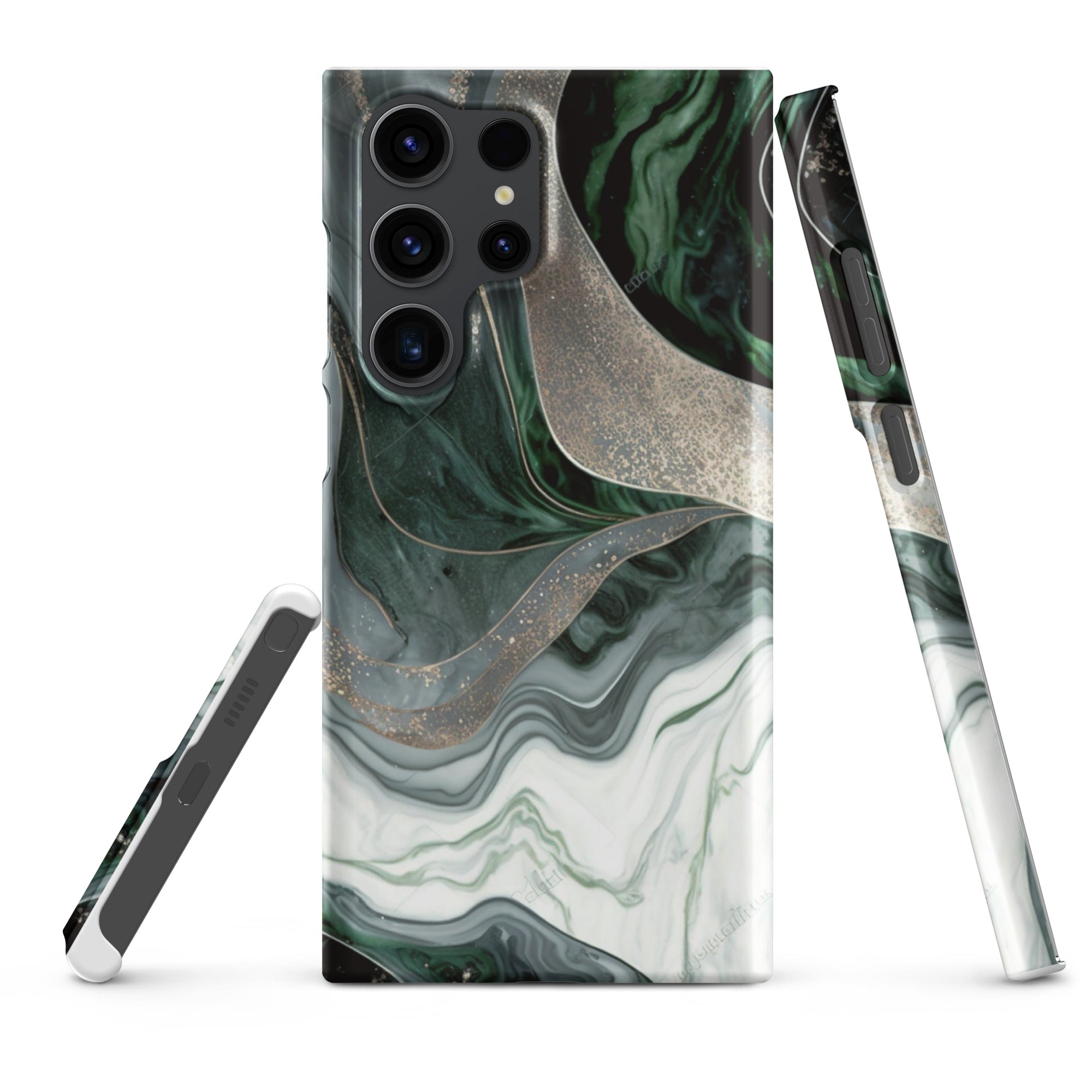 Green Marble - Samsung Snap case Matte Samsung Galaxy S23 Ultra - phone cases