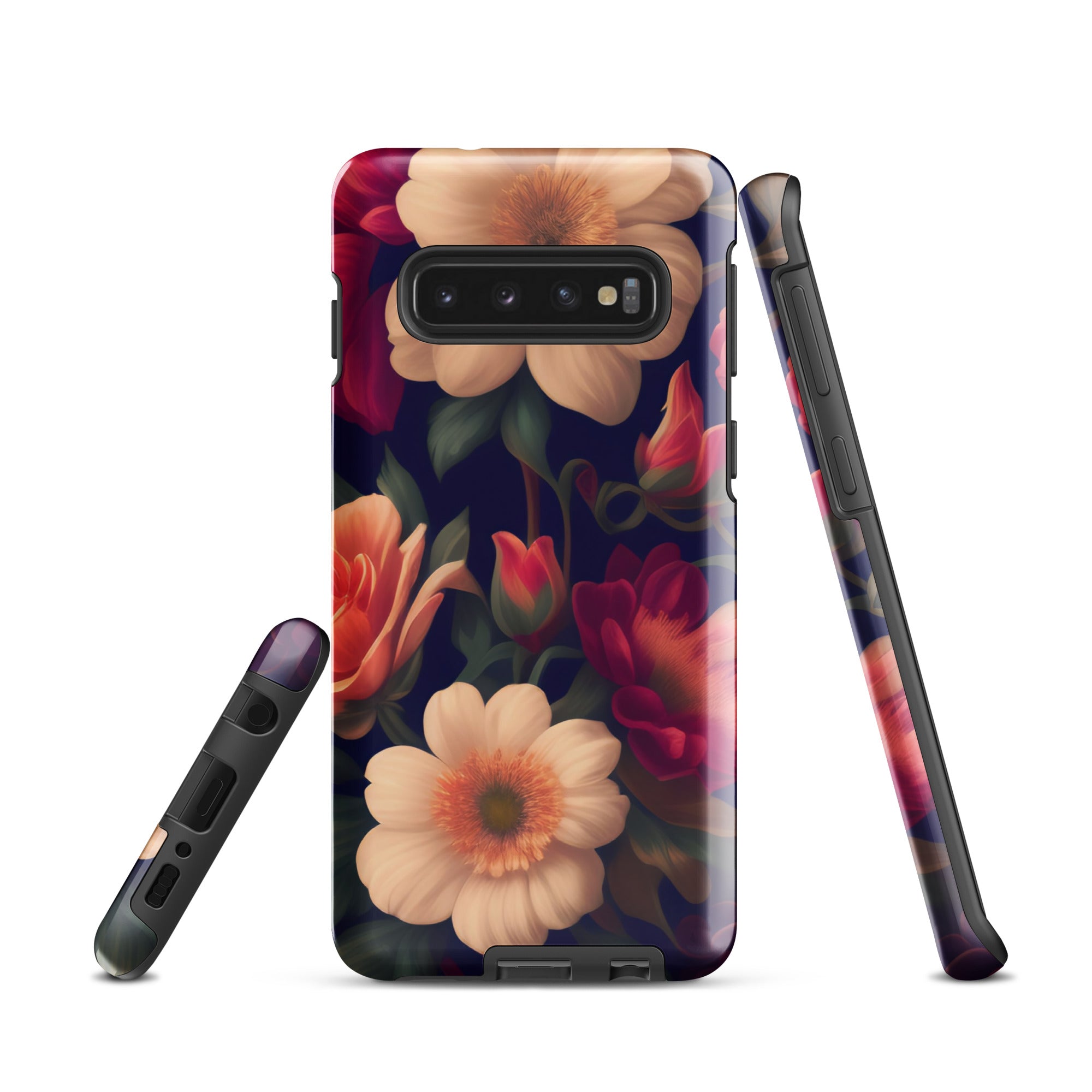 Floral - Samsung Tough Case Glossy Samsung Galaxy S10 - phone cases