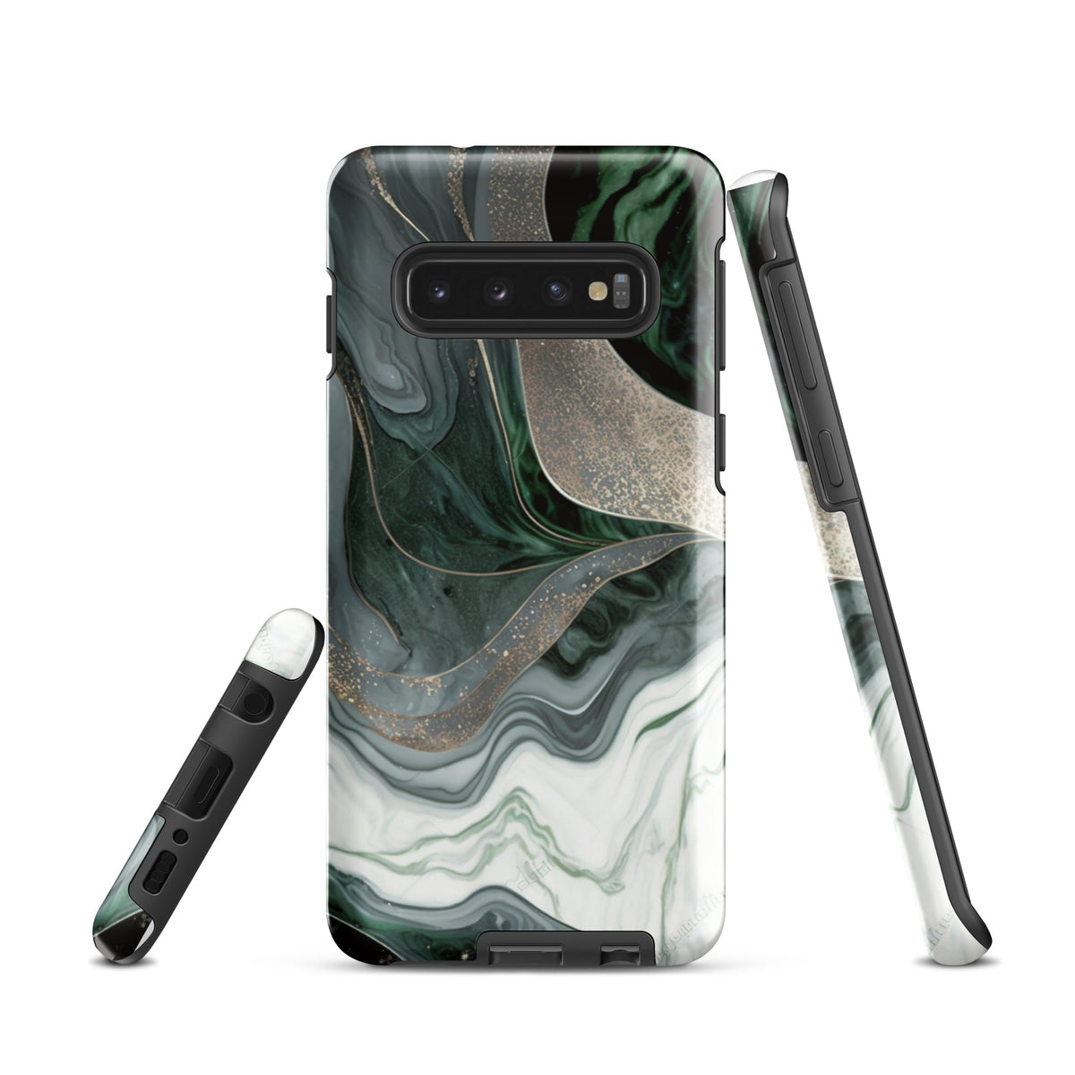 Green Marble - Samsung Tough Case Glossy Samsung Galaxy S10 - phone cases