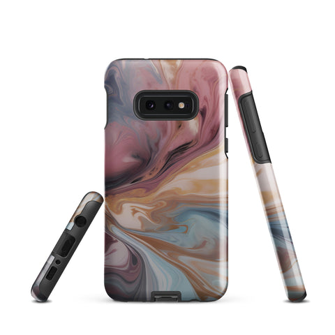 Liquid Colored Marble - Samsung Tough Case Glossy Samsung Galaxy S10e - phone cases