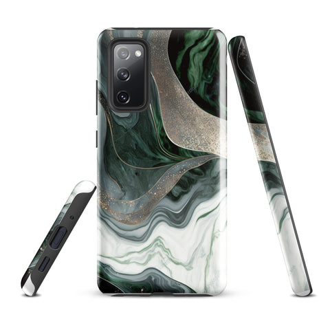 Green Marble - Samsung Tough Case Glossy Samsung Galaxy S20 FE - phone cases