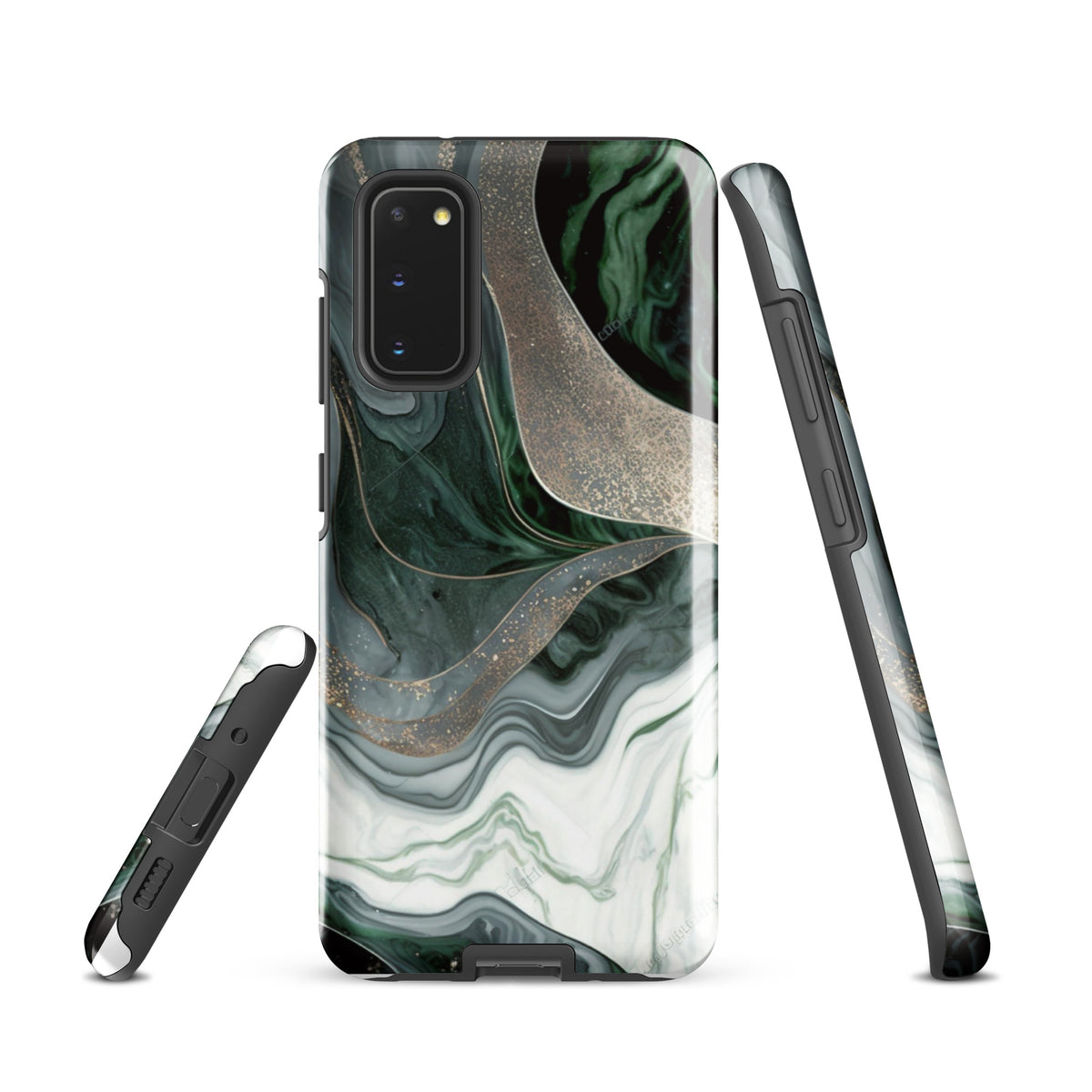 Green Marble - Samsung Tough Case Glossy Samsung Galaxy S20 - phone cases