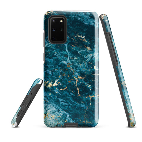 Liquid Blue marble - Samsung Tough Case Glossy Samsung Galaxy S20 Plus - phone cases