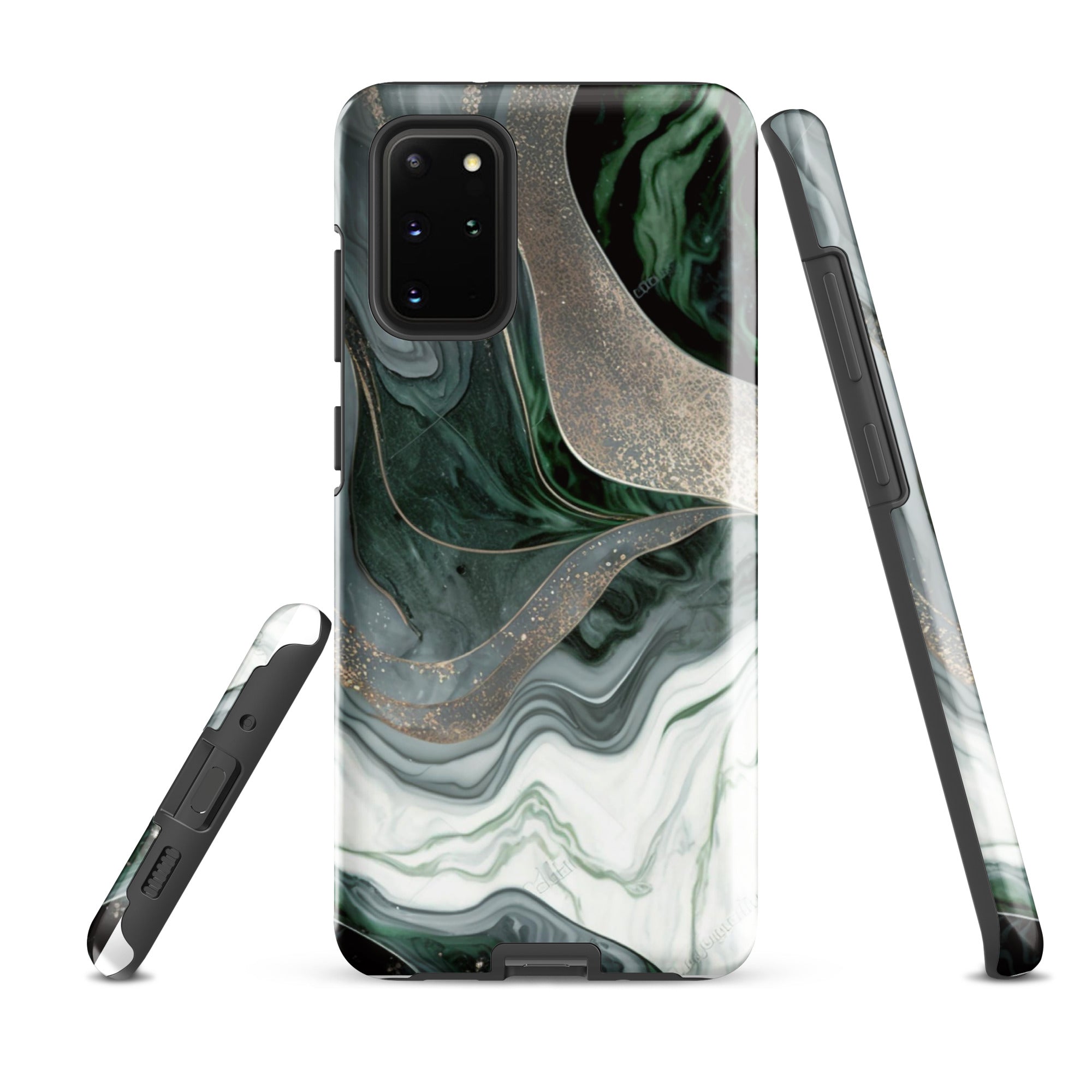 Green Marble - Samsung Tough Case Glossy Samsung Galaxy S20 Plus - phone cases