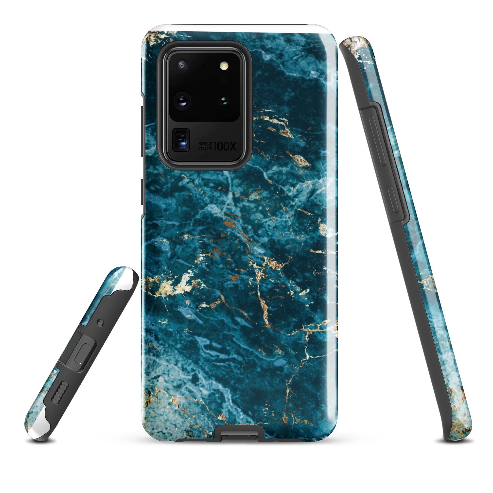 Liquid Blue marble - Samsung Tough Case Glossy Samsung Galaxy S20 Ultra - phone cases