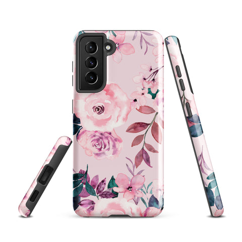 Spring Flower - Samsung Tough Case Glossy Samsung Galaxy S21 - phone cases