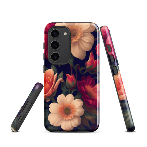 Floral - Samsung Tough Case Glossy Samsung Galaxy S23 - phone cases