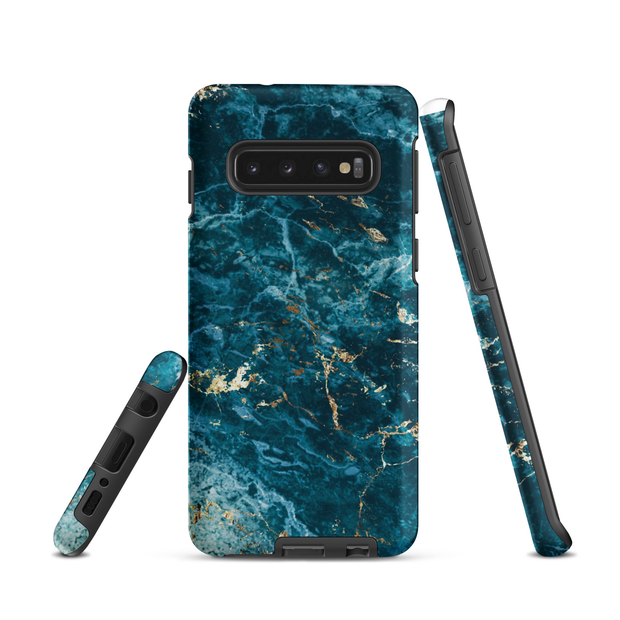 Liquid Blue marble - Samsung Tough Case Matte Samsung Galaxy S10 - phone cases