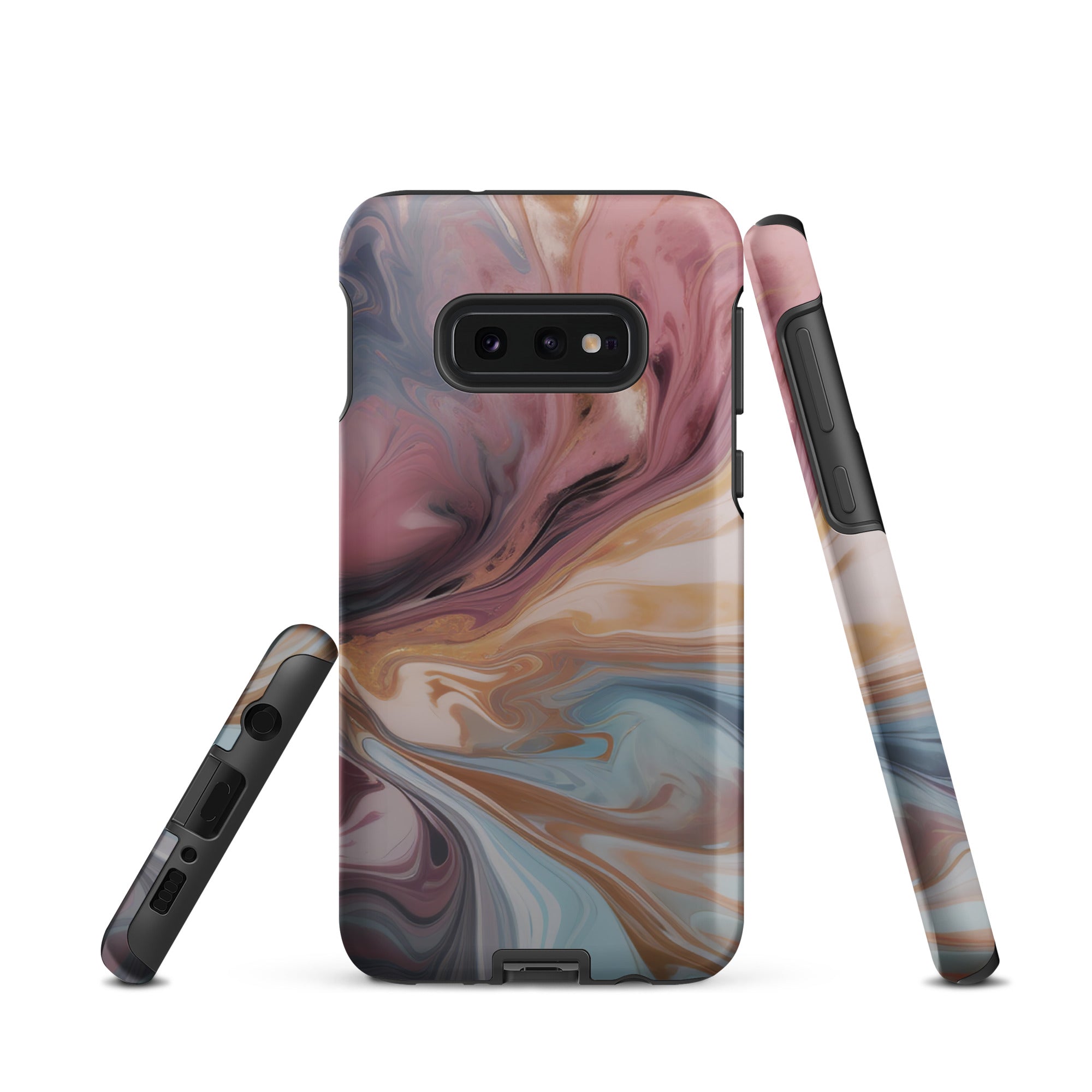 Liquid Colored Marble - Samsung Tough Case Matte Samsung Galaxy S10e - phone cases