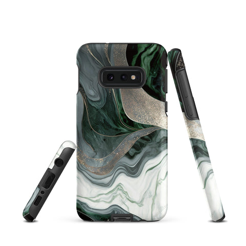 Green Marble - Samsung Tough Case Matte Samsung Galaxy S10e - phone cases