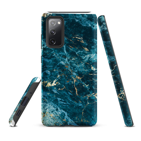 Liquid Blue marble - Samsung Tough Case Matte Samsung Galaxy S20 FE - phone cases