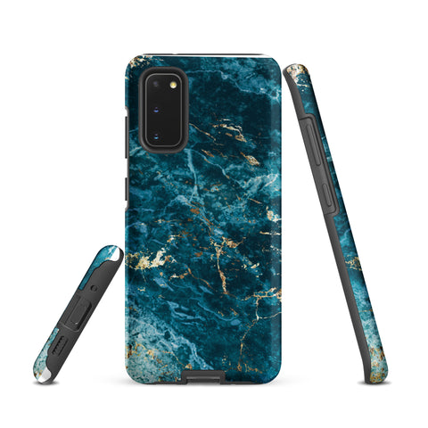 Liquid Blue marble - Samsung Tough Case Matte Samsung Galaxy S20 - phone cases