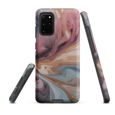 Liquid Colored Marble - Samsung Tough Case Matte Samsung Galaxy S20 Plus - phone cases