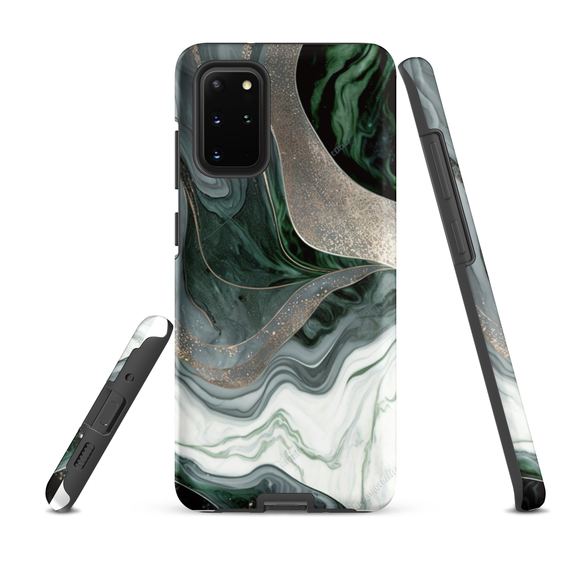 Green Marble - Samsung Tough Case Matte Samsung Galaxy S20 Plus - phone cases