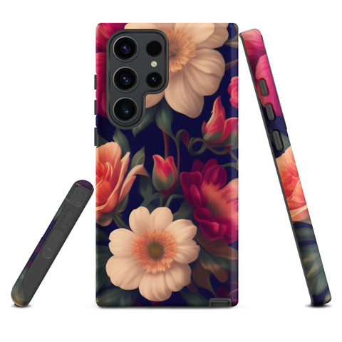 Floral - Samsung Tough Case Matte Samsung Galaxy S23 Ultra - phone cases